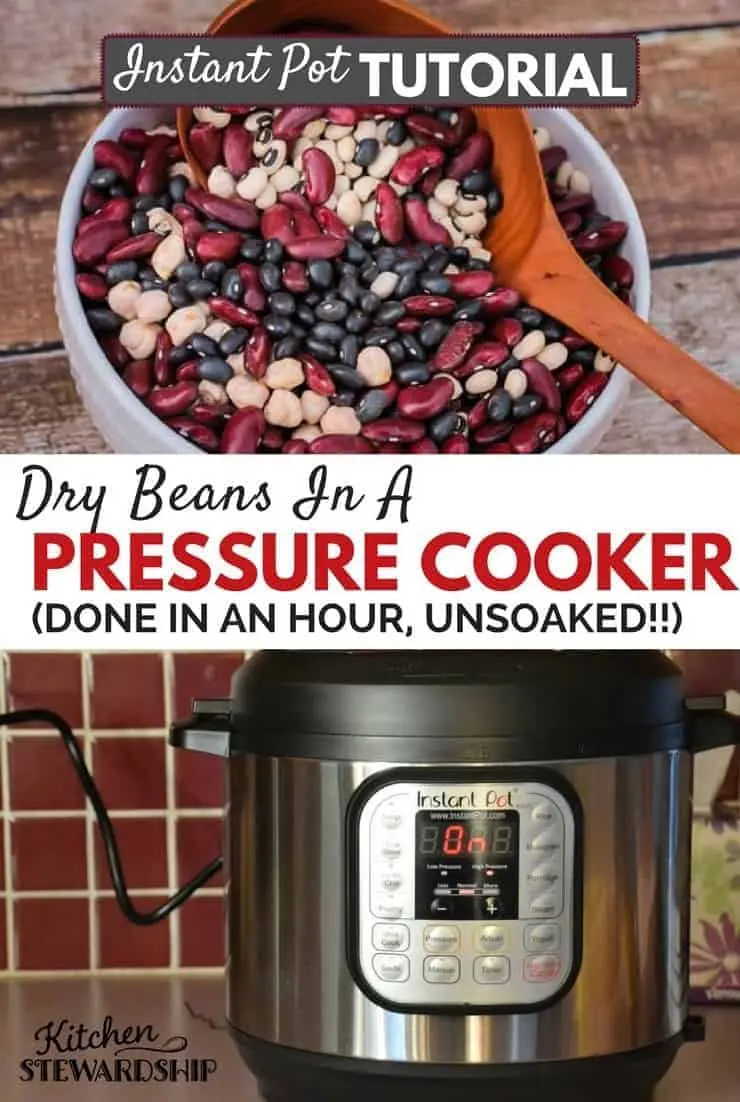 How many beans to cook in a pressure cooker?