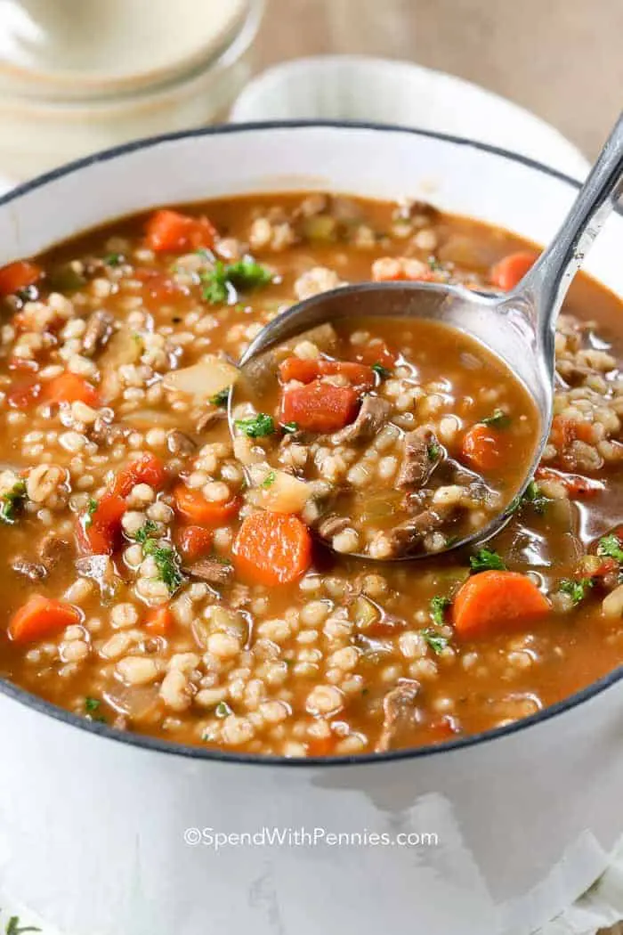 How to cook barley broth?