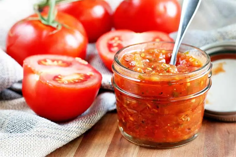 How to cook tomatoes in jelly