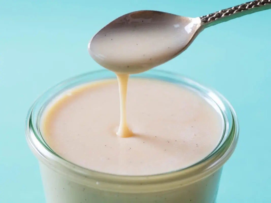 How to cook white thick condensed milk