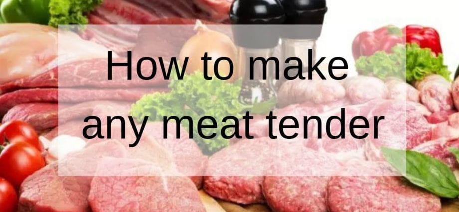 How to make any meat tender