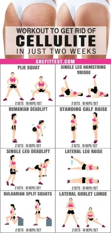 How to remove cellulite with exercise