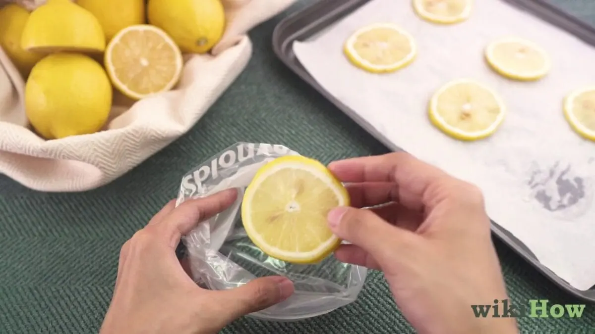 How to store sliced ​​lemon properly