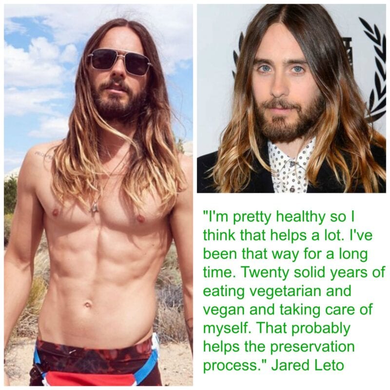 Jared Leto is a vegetarian