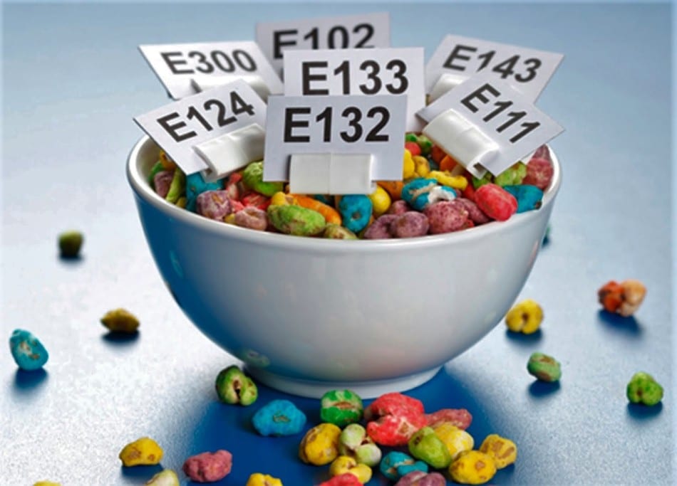 Which food additives are not hazardous to health