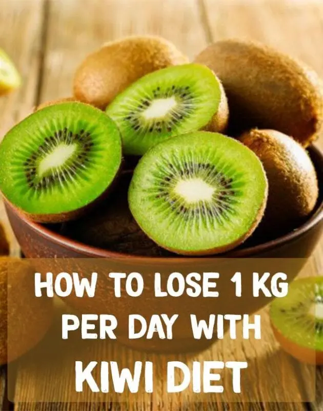 Kiwi diet, 7 days, -4 kg