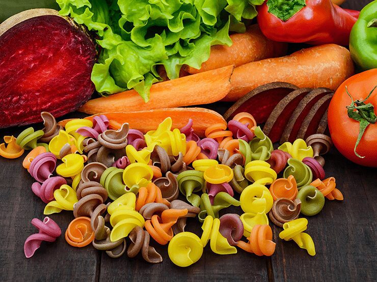 Colorful pasta. Could you get to know its history?