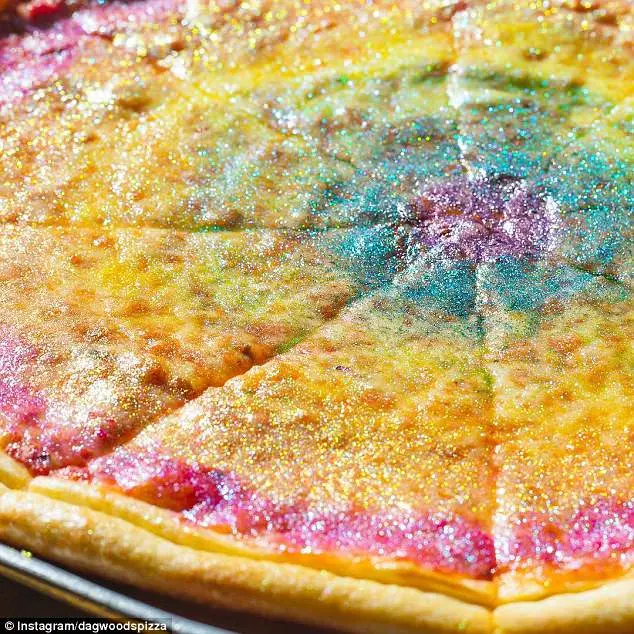 Los Angeles sells rainbow pizza