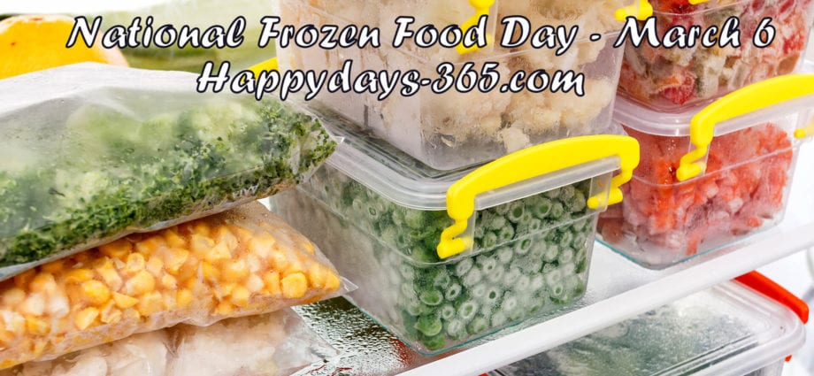 National Frozen Food Day in USA
