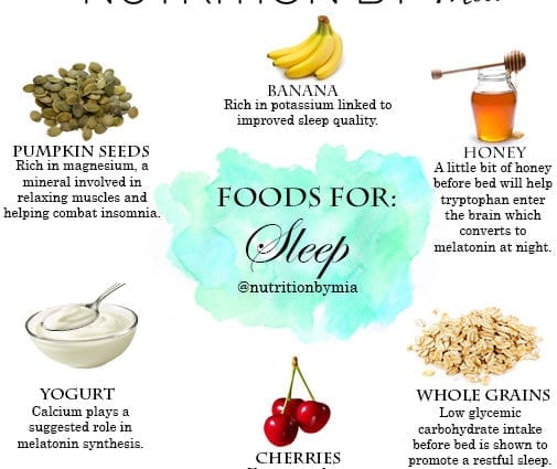Nutrition for insomnia