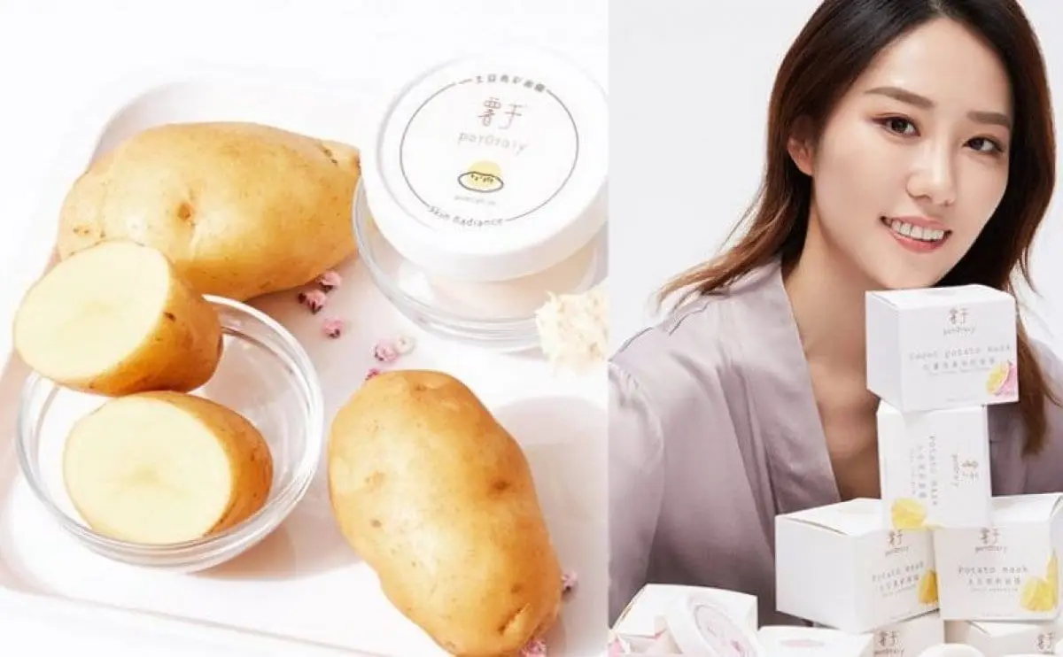 Potato cosmetics appeared in China