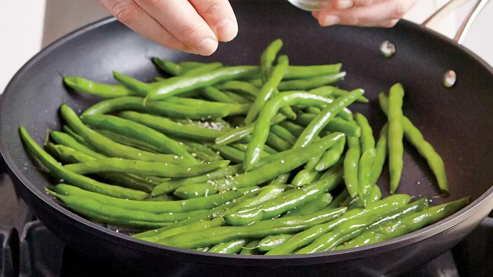 Prepare green beans