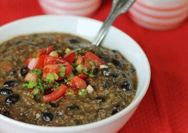 Quinoa and Black Bean Soup