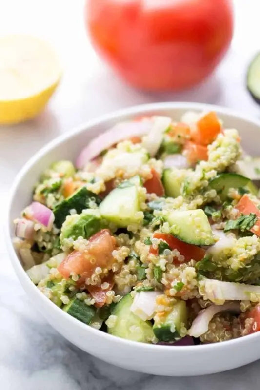 Quinoa, Olive and Avocado Salad