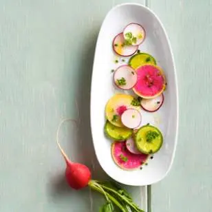 Radish: a multi-colored good on the table