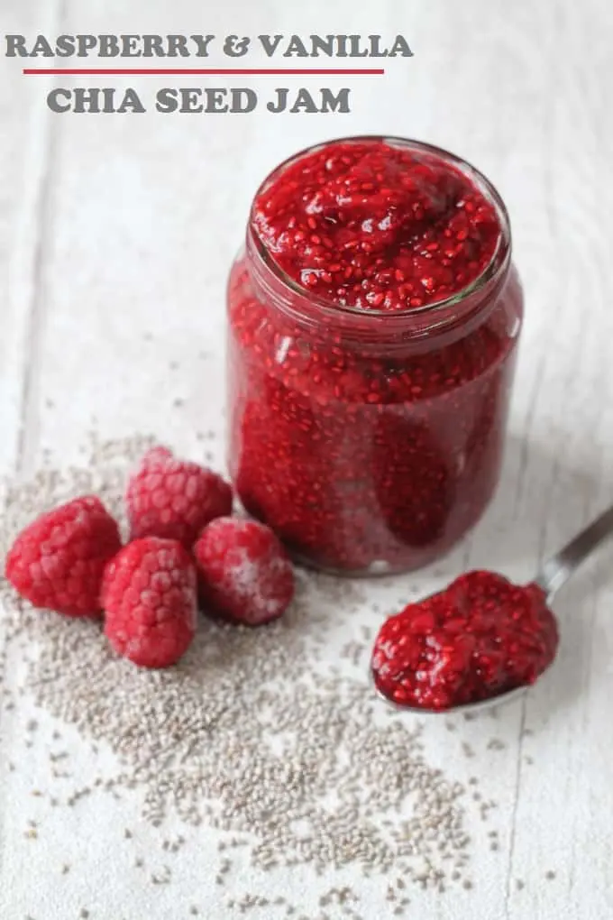 Raspberry Jam with Chia Seeds