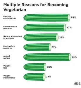 Reasons to become a vegetarian