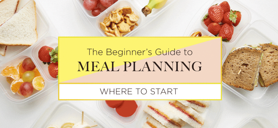 Separate Meals: Tips for Beginners