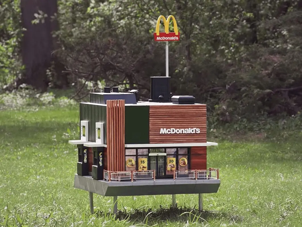 Small McDonald&#8217;s restaurants open &#8211; for bees