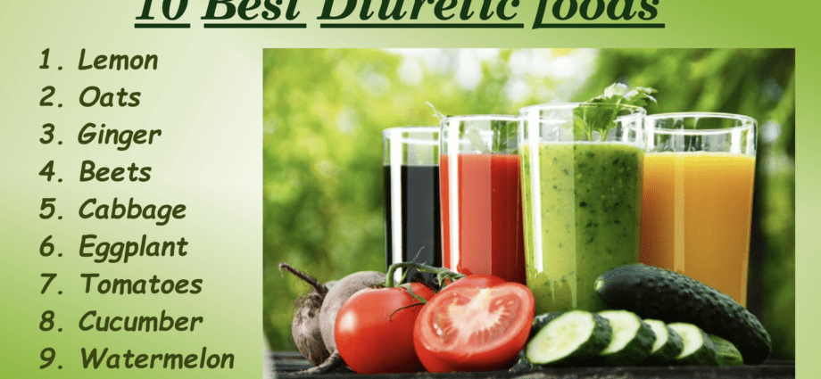 Diuretic products (diuretics)