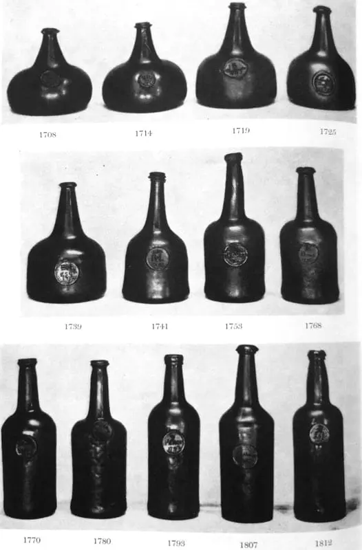 The history of the wine bottle