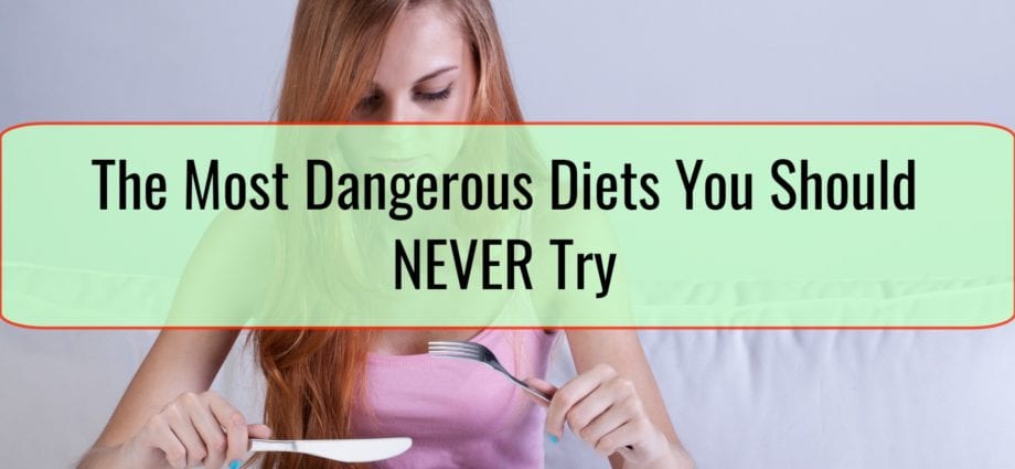 Die gefährlichsten Diäten