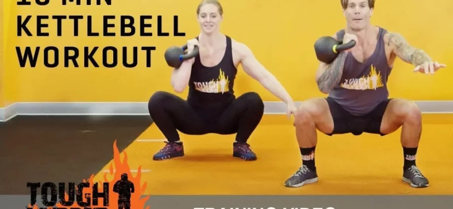 Training with kettlebells. Exercise videos