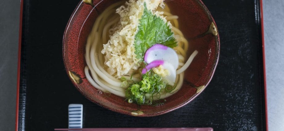 Udon noodle hotel opens in Japan