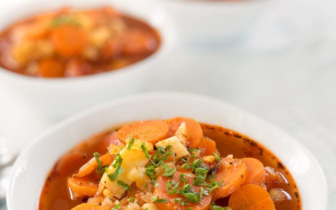 Vegetable Stew &#8211; calorie content and chemical composition