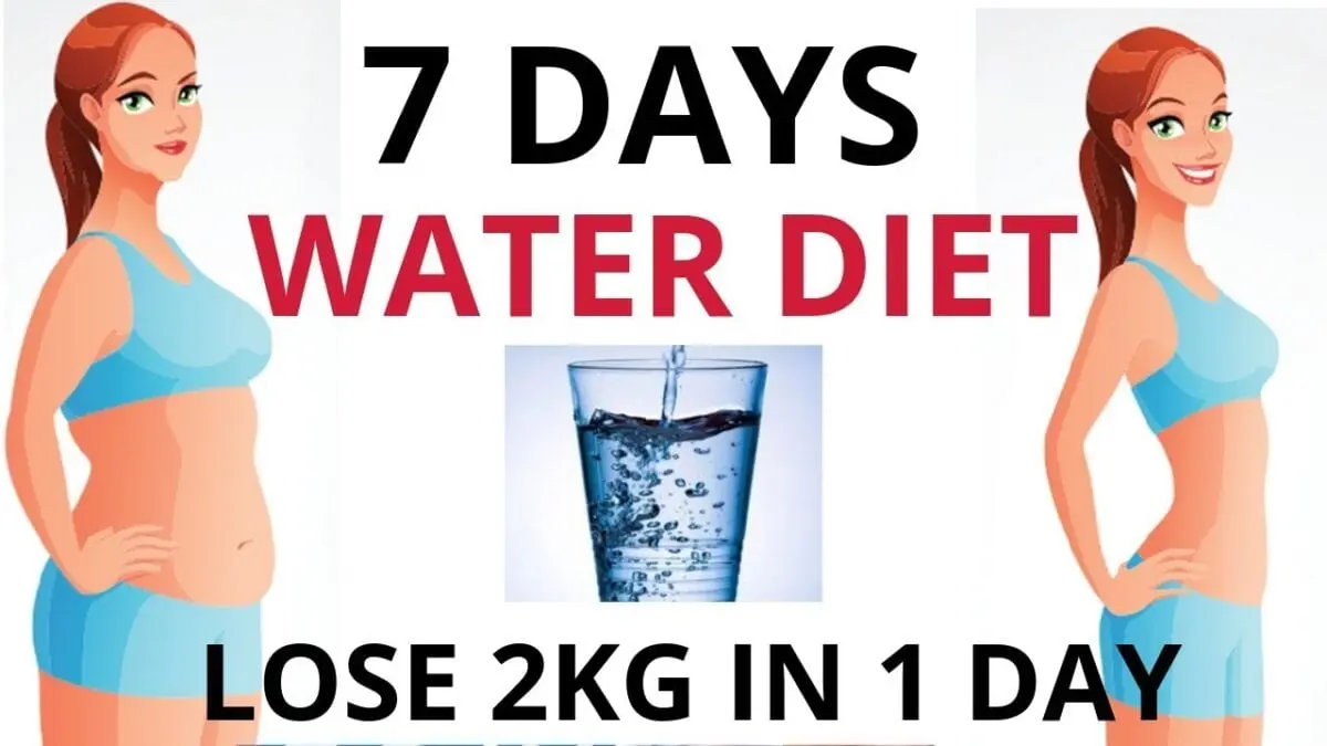 Water diet, 7 days, -5 kg