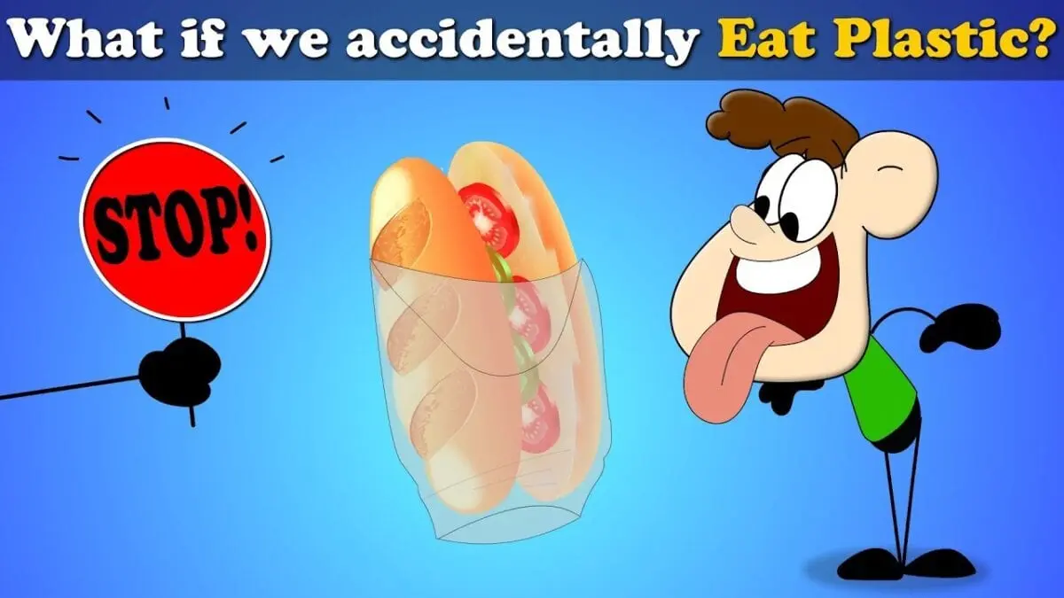 What happens if you ate a sausage with cellophane