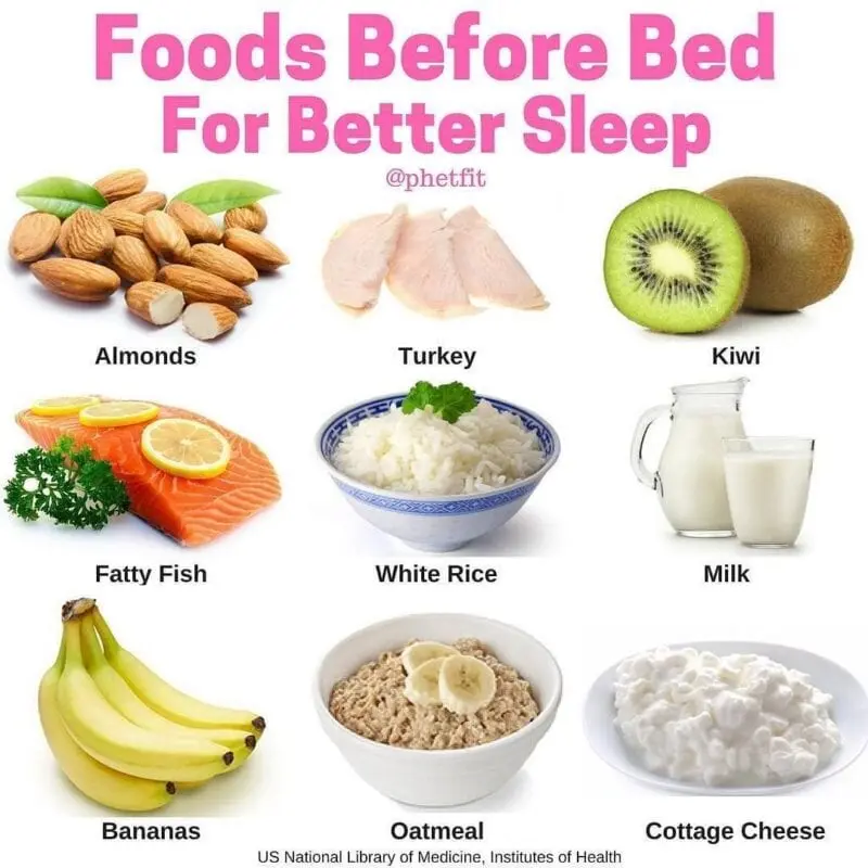 What to eat before bed