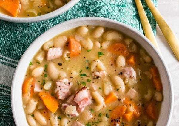 When to add canned beans to soup?