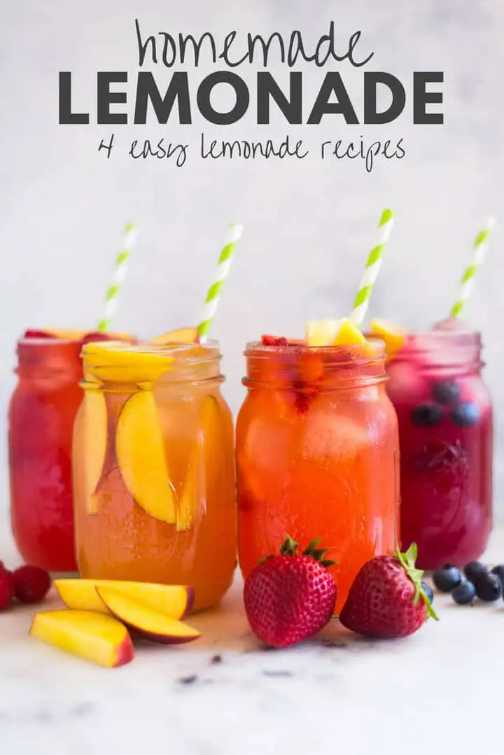 3 recipes for vibrant summer lemonades