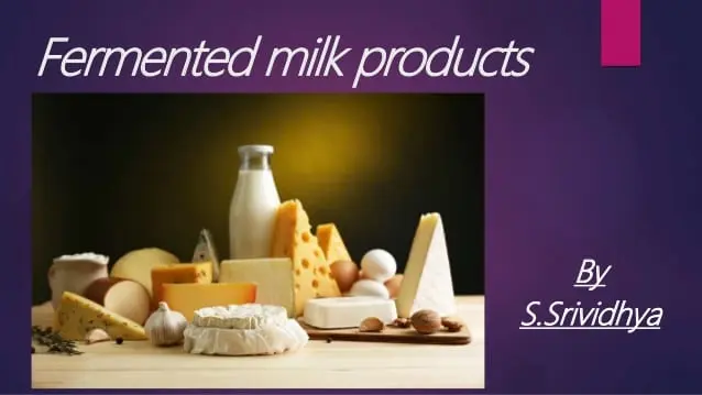 About fermented milk products