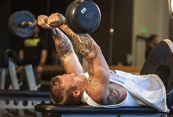 Building strength and muscle with a pyramid