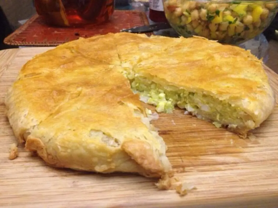 Diet cabbage pie