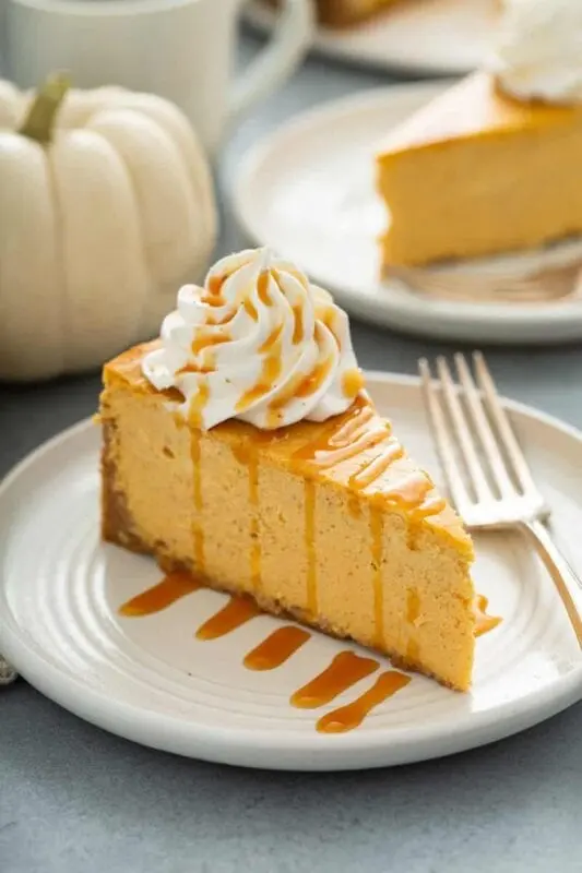 Pumpkin cheesecakes