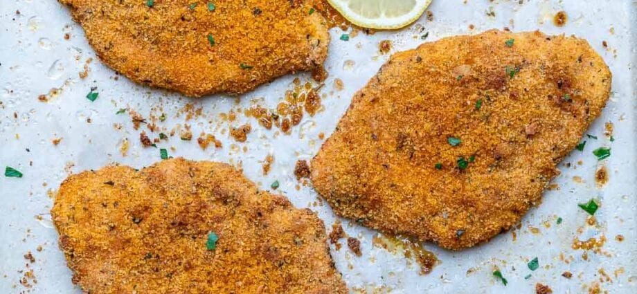 Chicken cutlets in the oven