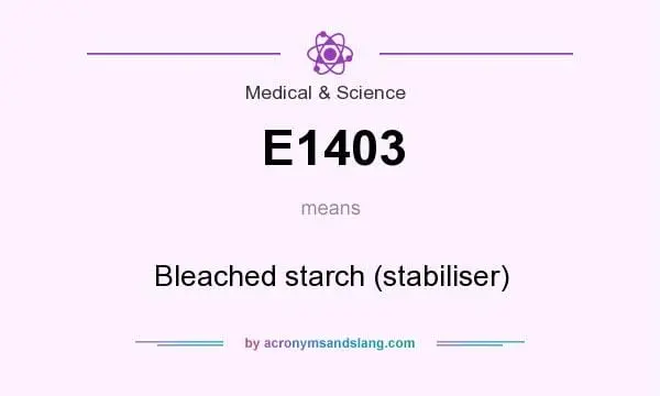 E1403 Bleached starch