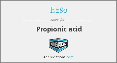 E280 Propionic Acid