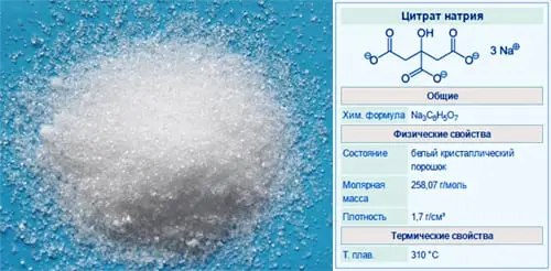 E331 Sodium Citrates