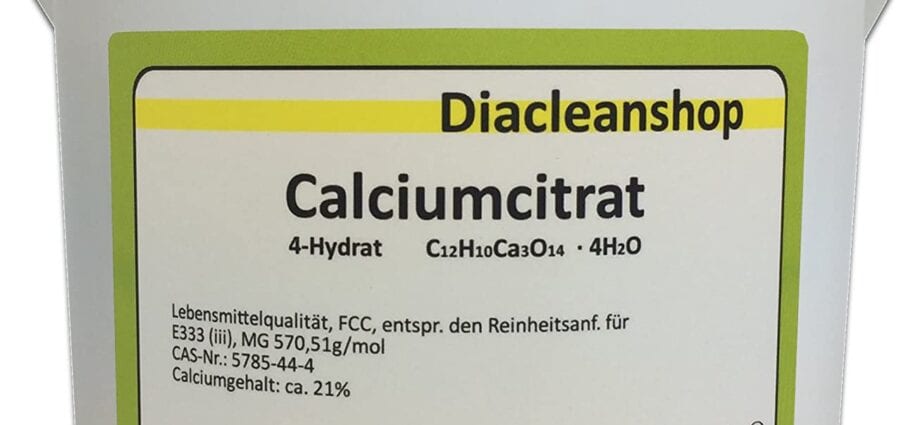 E333 Calcium Citrates