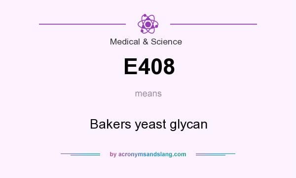 E408 बेकर का खमीर ग्लाइकेन