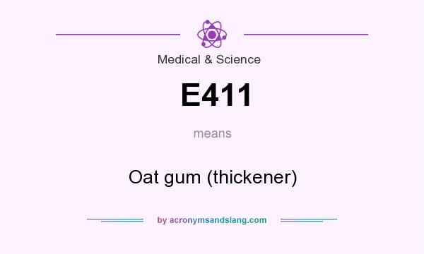 E411 Hafergummi