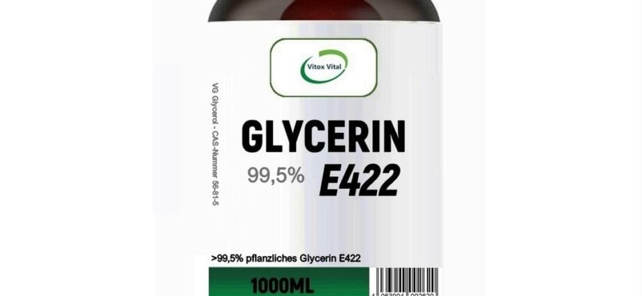 E422 Glicerina