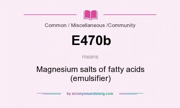 E470b Magnesium Fatty Acid Salts