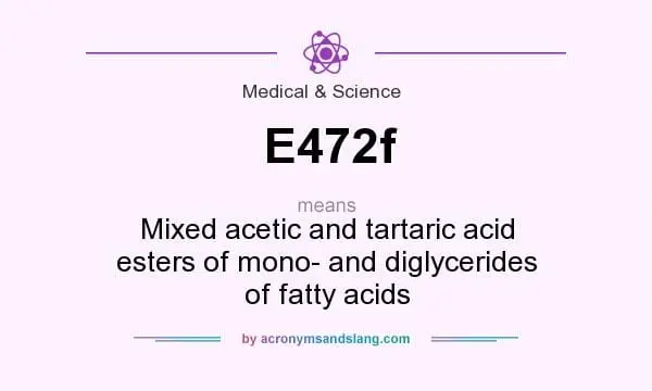 E472f Mixed esters of acetic and tartaric acids of mono-and diglycerides of fatty acids