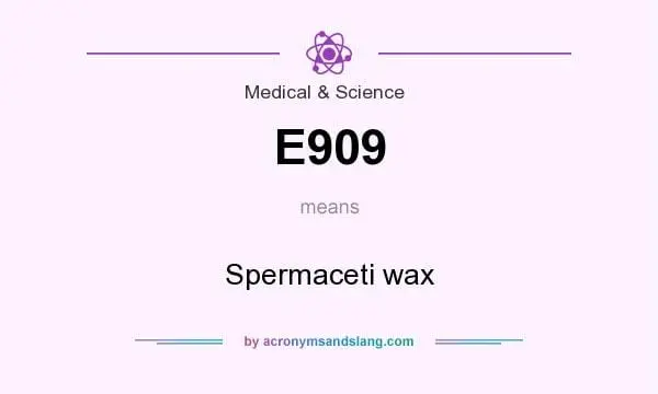 E909 Spermaceti Wax