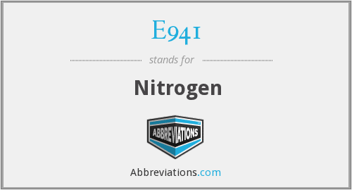 E941 नाइट्रोजन